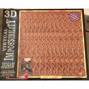 VINTAGE 3D VIRTUAL IMPOSSIBILITY 768 Piece Puzzle “Rope Trick” NEW & SEALED